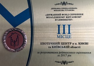 Держмолодьжитло відзначило роботу Іпотечного центру за 2017 рік